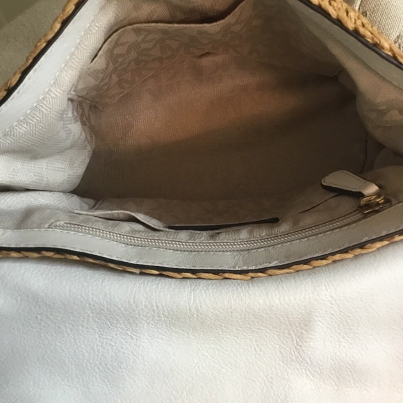 Michael Kors Naomi Straw Crossbody Bag - Picture 11 of 15